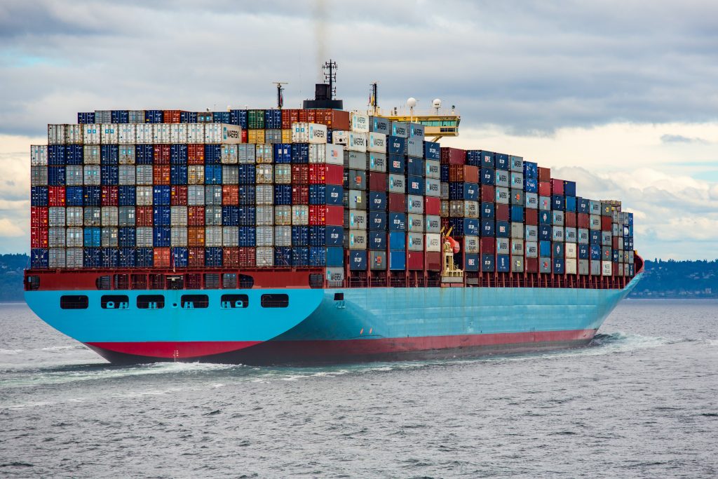 Container ship photo by Ian Taylor on Unsplash