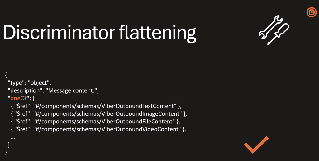 discriminator flattening