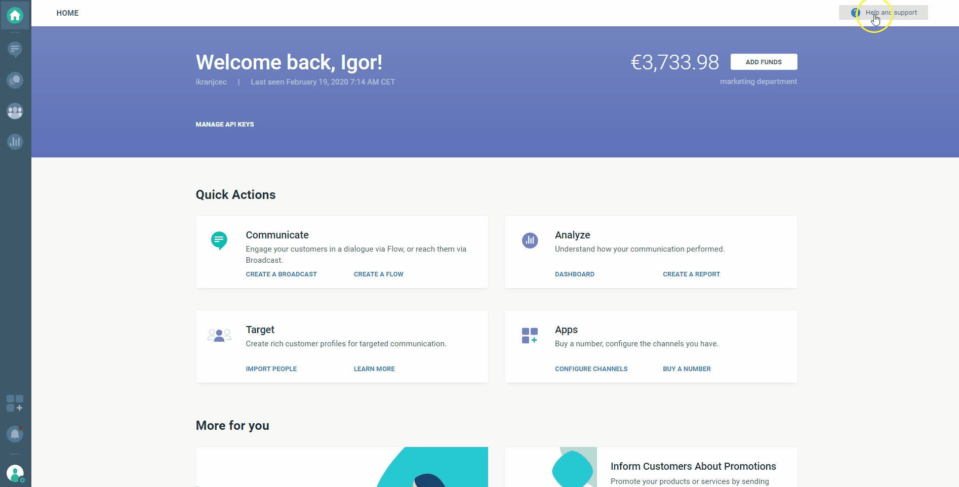 Infobip homepage redesign preview