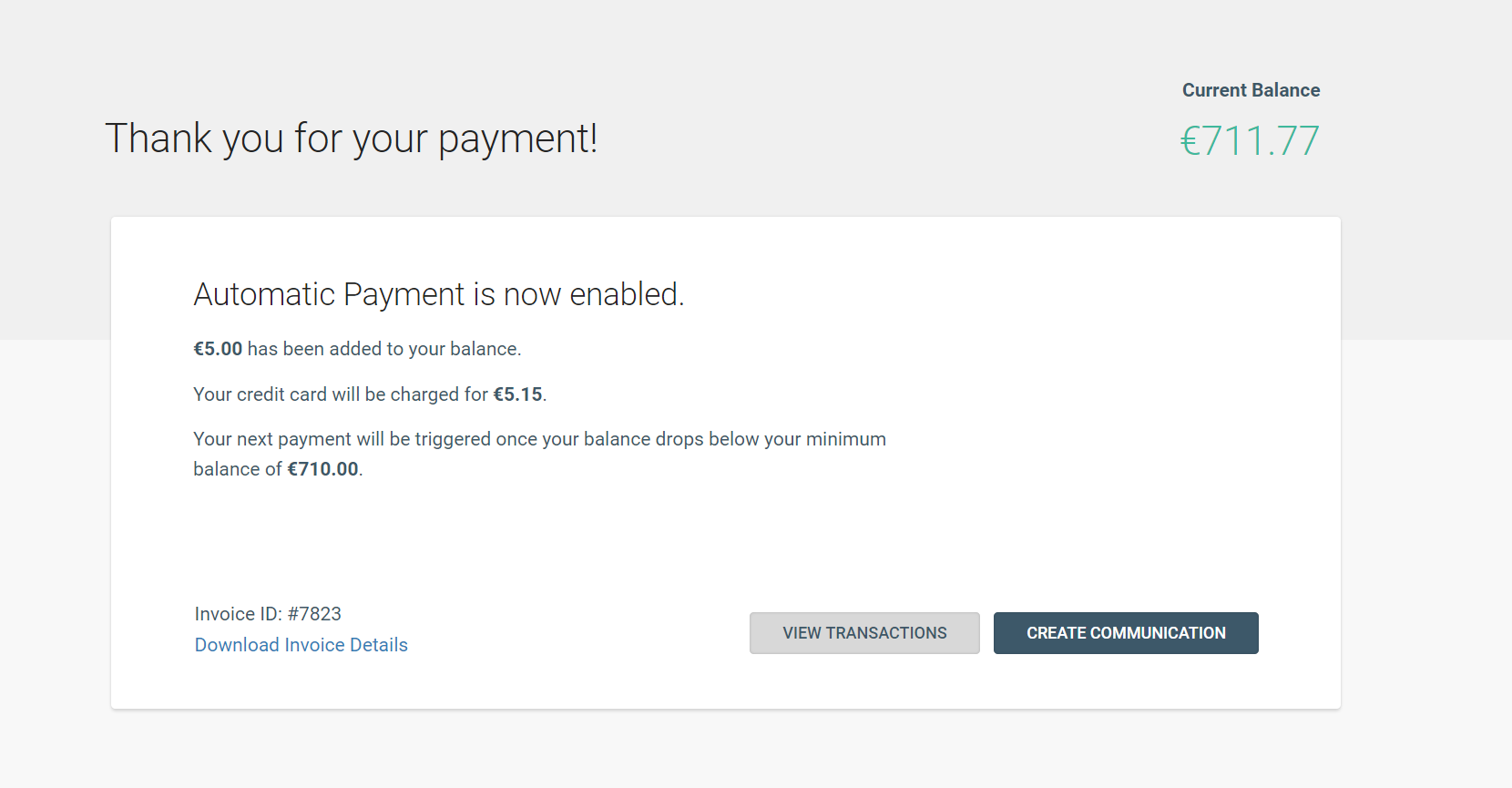 payments
