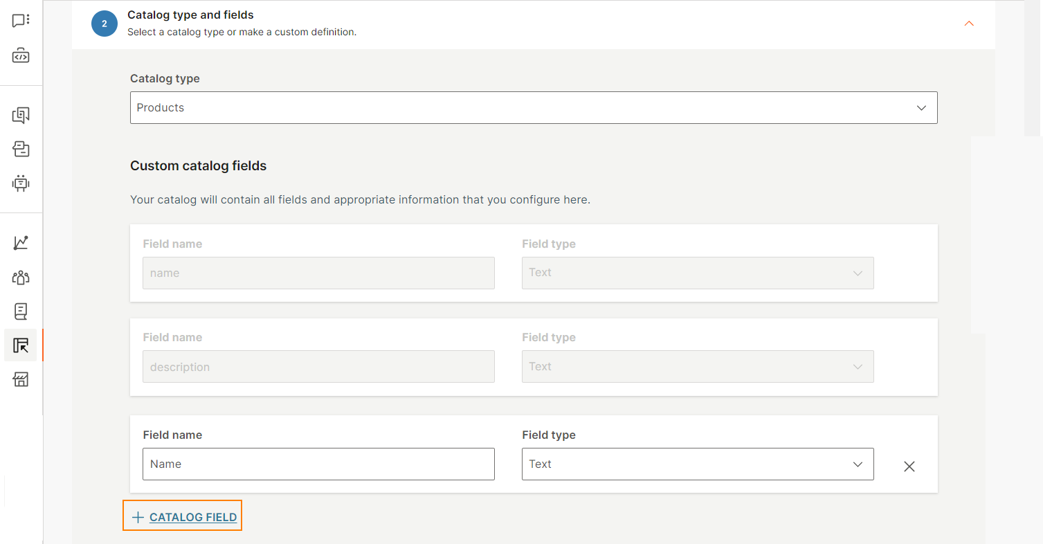 Quick Start with Catalogs