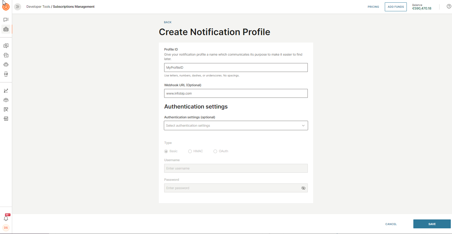 cpaasx-create-notification-profile