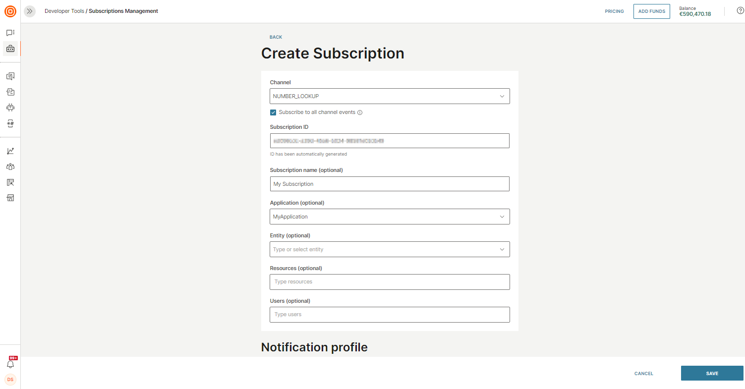 cpaasx-create-subscription