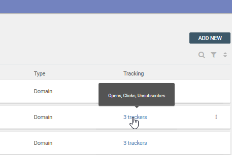 Email tracking feature - track clicks and opens