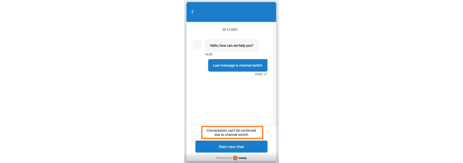 Live Chat - Multichannel conversation disabled