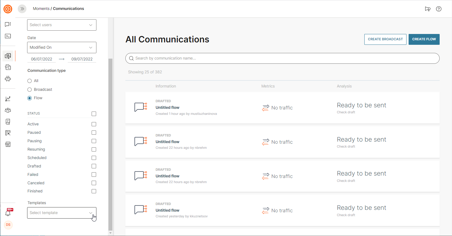 tags in saas communication templates