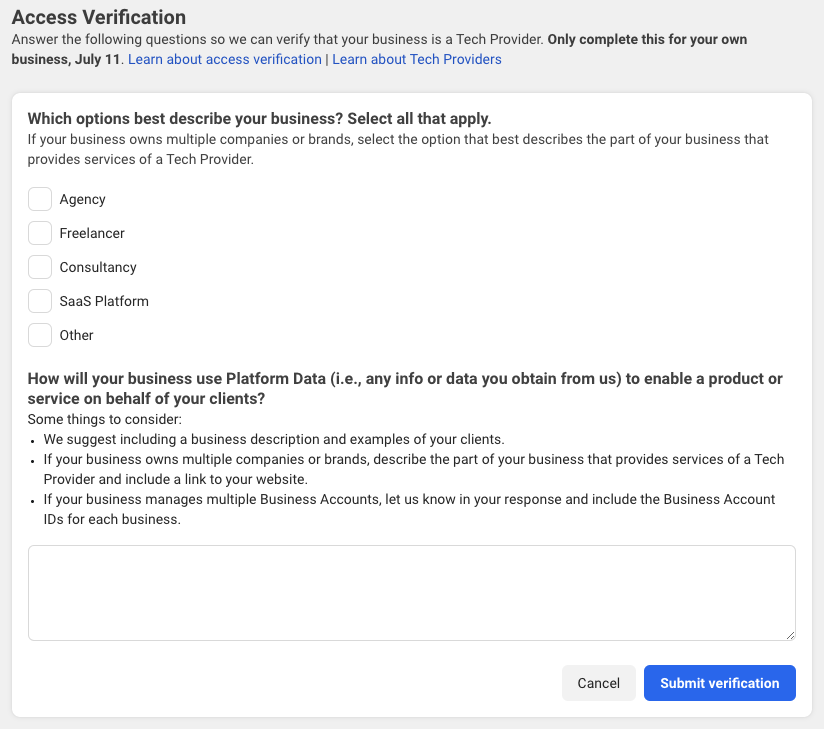 Tech Provider Program