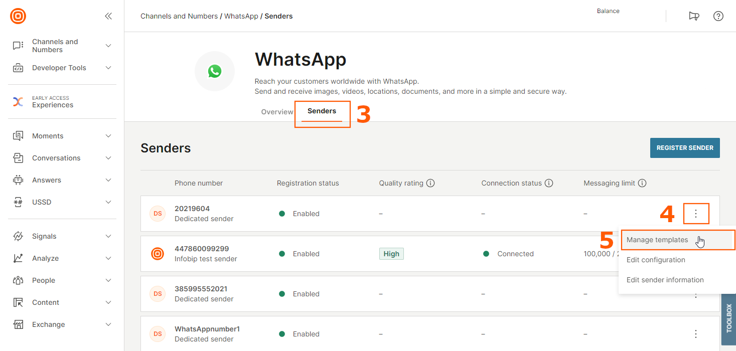 WhatsApp - Template Registration 02