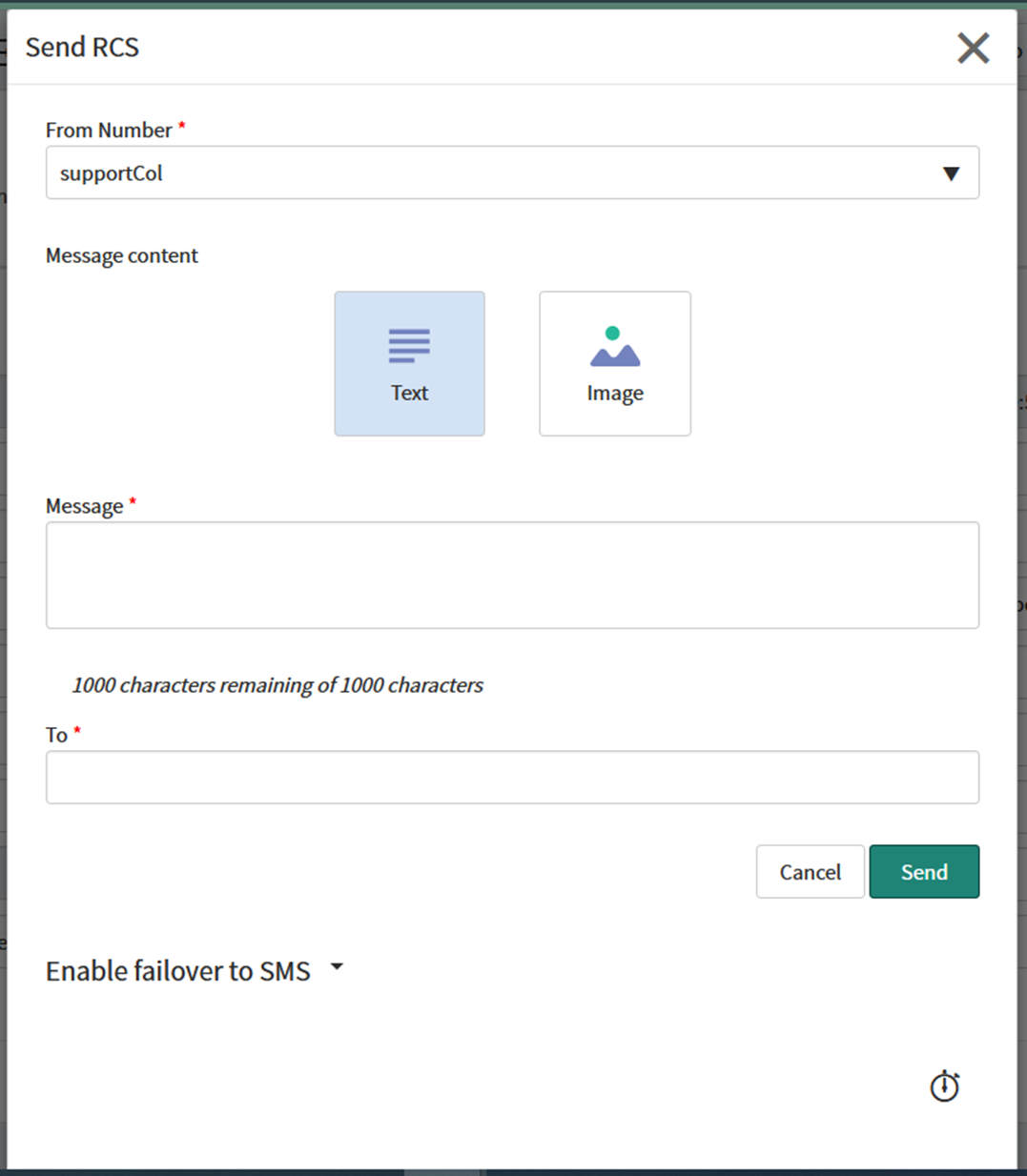ServiceNow Omnichannel Notifications Select Number